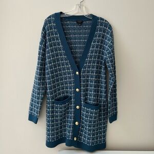Talbots merino wool cardigan